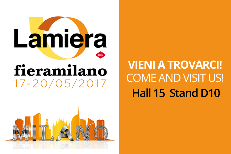 Lamiera 2017 a FieraMilano: siamo pronti!